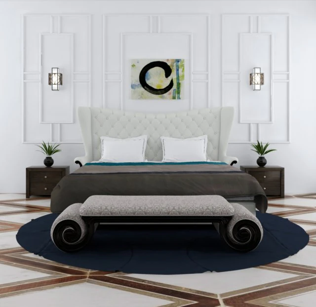 bedroom set 3D Model .c4d .max .obj .3ds .fbx .stl .blend 