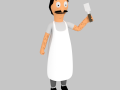Bob Belcher Bobs Burgers 3D rig Model 3D Model