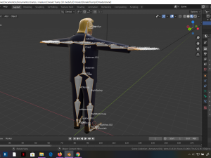 donald trump 3d rigged model president man human 3D 模型