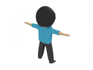 randy marsh south park 3d rigged model blender 3D Model