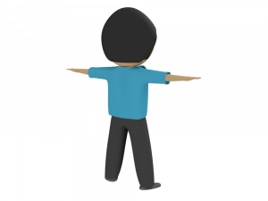 randy marsh south park 3d rigged model blender 3D Model