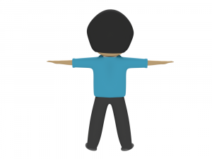 randy marsh south park 3d rigged model blender 3D Model