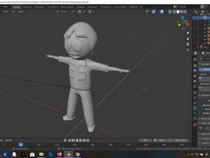 randy marsh south park 3d rigged model blender 3D Model