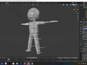 randy marsh south park 3d rigged model blender 3D Model