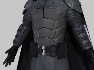 batman 3d rigged model armour super hero robert pattinson 3D मॉडल