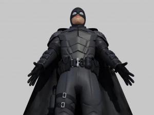 batman 3d ama&ntilde;ado modelo armadura superh&eacute;roe robert pattinson Modelo 3D