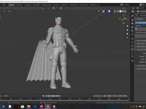 batman 3d rigged model armour super hero robert pattinson 3D मॉडल