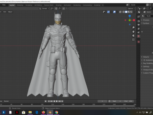 batman 3d rigged model armour super hero robert pattinson 3D मॉडल