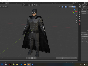 batman 3d rigged model armour super hero robert pattinson 3D मॉडल