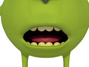 mike wazowski meme rigged blender trends momo viral 3D Модель