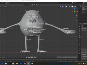 mike wazowski meme rigged blender trends momo viral 3D Модель