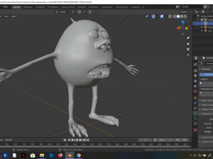 mike wazowski meme rigged blender trends momo viral 3D Модель