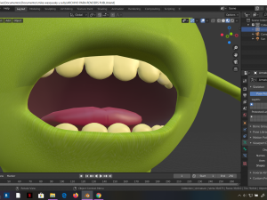 mike wazowski meme rigged blender trends momo viral 3D Модель