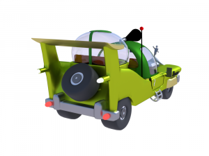 car homer simpson 3d blender rigged Modello 3D