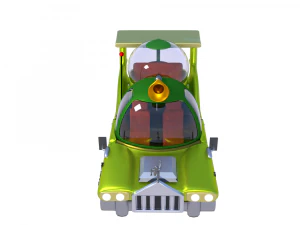 car homer simpson 3d blender rigged 3D Model
