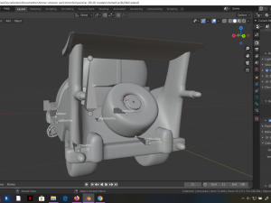 car homer simpson 3d blender rigged Modello 3D