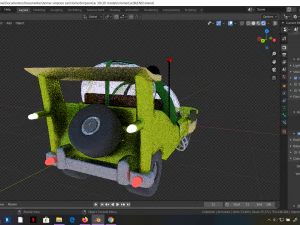 car homer simpson 3d blender rigged 3D Model