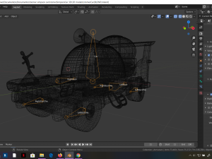 car homer simpson 3d blender rigged Modello 3D