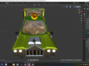 car homer simpson 3d blender rigged 3D Model