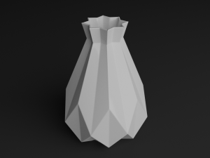 flower vase 3d printable model decoration print 3d print model 3D प्रिंट मॉडल