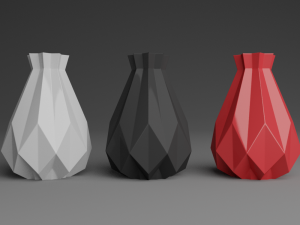 flower vase 3d printable model decoration print 3d print model 3D प्रिंट मॉडल