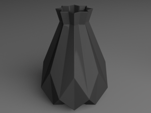 flower vase 3d printable model decoration print 3d print model 3D प्रिंट मॉडल