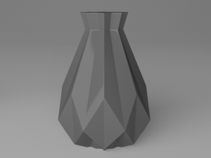 flower vase 3d printable model decoration print 3d print model 3D प्रिंट मॉडल