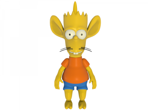 bart simpson kid rat 3d rigged character 3D मॉडल