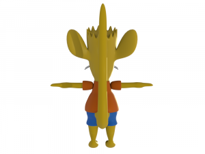 bart simpson kid rat 3d rigged character 3D मॉडल