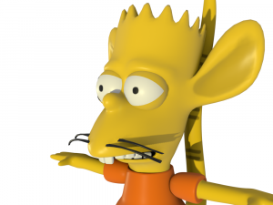 bart simpson kid rat 3d rigged character 3D मॉडल
