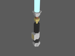 star wars obi wan jedi 3d rigged model low poly low-poly 3D-Modell