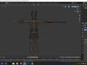 star wars obi wan jedi 3d rigged model low poly low-poly 3D Model