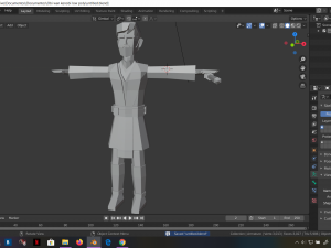 star wars obi wan jedi 3d rigged model low poly low-poly 3D-Modell