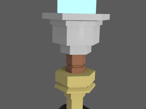 star wars obi wan jedi 3d rigged model low poly low-poly 3D Model
