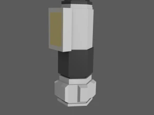 star wars obi wan jedi 3d rigged model low poly low-poly 3D Model