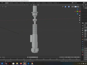 star wars obi wan jedi 3d rigged model low poly low-poly 3D Model