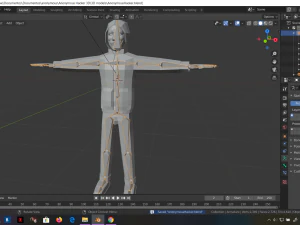 hacker anonymous low poly 3d rigged model low-poly 3D Model
