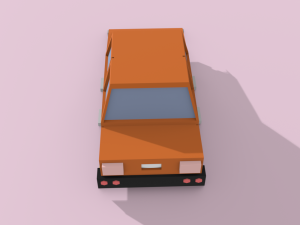 low-poly cartoon car low-poly 3D 모델