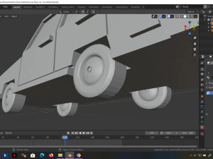 low-poly cartoon car low-poly 3D Model