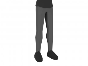 low-poly business elegant man 3d rigged model 3D-Modell