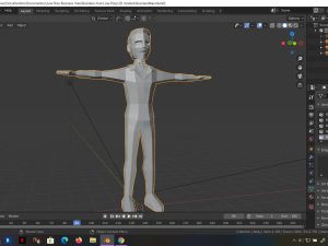 low-poly business elegant man 3d rigged model 3D-Modell