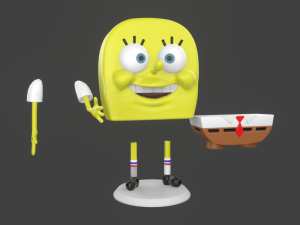 spongebob meme sculpture 3d print 3D Принт Модель