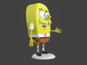 spongebob meme sculpture 3d print 3D Принт Модель