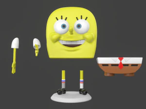 spongebob meme sculpture 3d print 3D Print Model