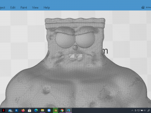 muscle spongebob meme sculpture 3d print 3D Print Model