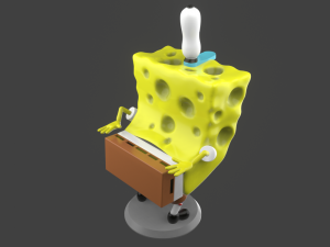 spongebob funny meme sculpture 3d print 3D-printmodel