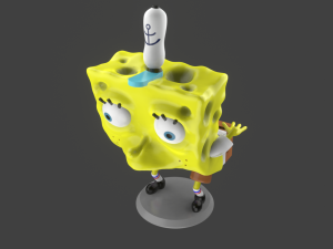 spongebob funny meme sculpture 3d print 3D-printmodel