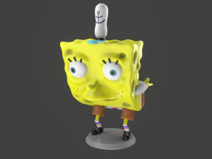spongebob funny meme sculpture 3d print 3D-printmodel