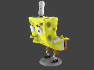 spongebob funny meme sculpture 3d print 3D-printmodel