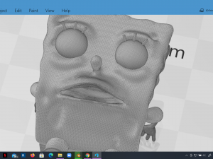 spongebob funny meme sculpture 3d print 3D-printmodel